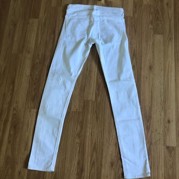 rag & bone THE DRE Jean Aged Bright White Jeans - Picture 10 of 11
